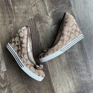 Coach Wedge Women’s shoe size 8m.
